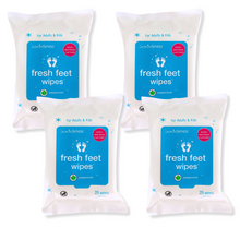 Load image into Gallery viewer, Fresh Feet Wipes - Peppermint 25ct