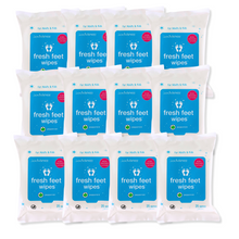 Load image into Gallery viewer, Fresh Feet Wipes - Peppermint 25ct (Case of 12)