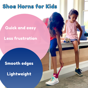 Shoe Horns for Kids: 4-pack