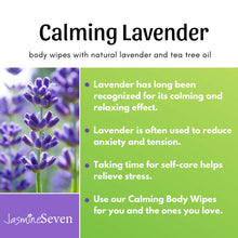Load image into Gallery viewer, Calming Body Wipes – Natural Lavender and Tea Tree