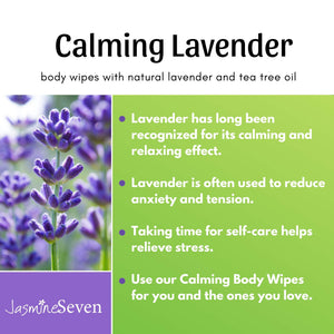 Calming Body Wipes – Lavender  (Case of 6)