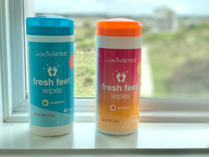 Fresh Feet Wipes - Peppermint 45ct Canister