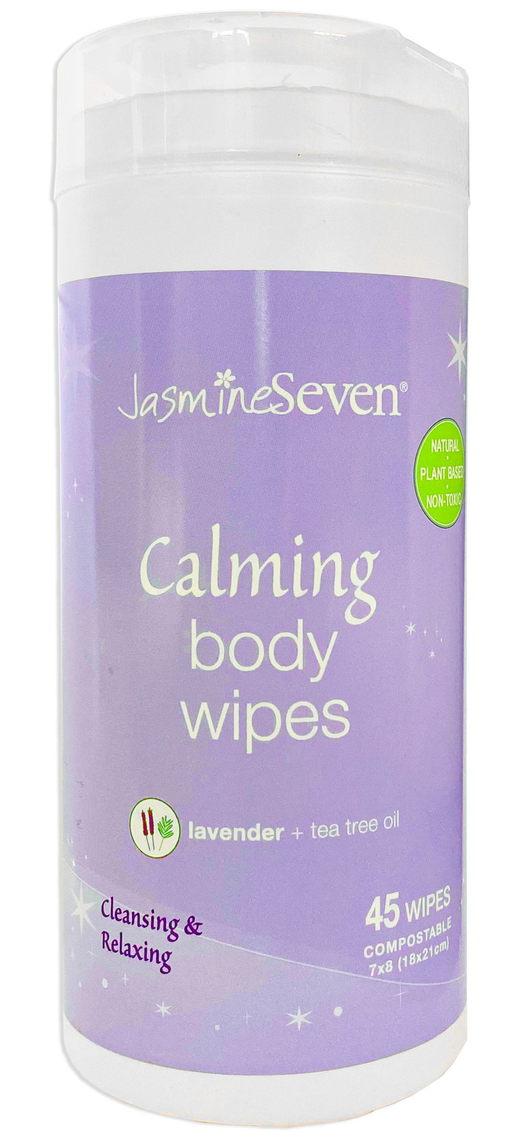 Calming Body Wipes – Natural Lavender and Tea Tree